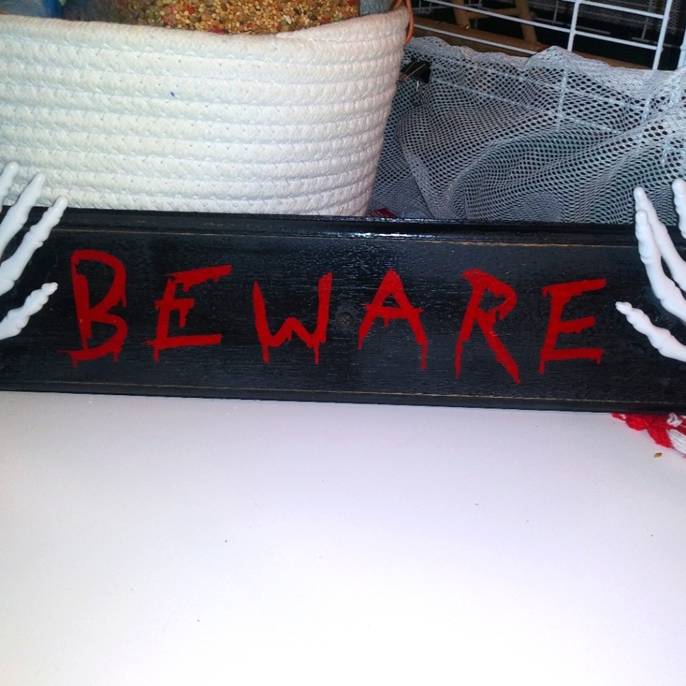 Beware sign